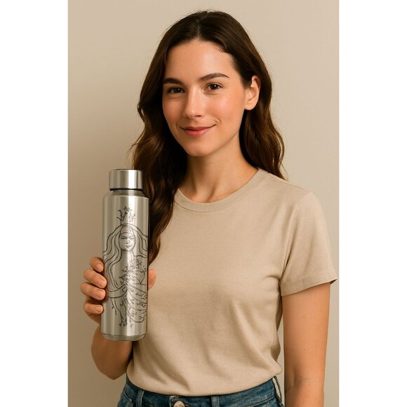 Starbucks Siren 50th Anniversary Stainless Steel TRAVEL Water Bottle 20 Oz - Picture 16 of 16